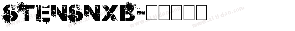 STENSNXB字体转换