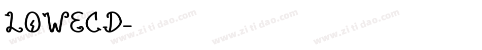LOWECD字体转换
