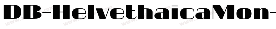 DB-HelvethaicaMon-X-Bd-Cond-v3-2-2生成器字体转换