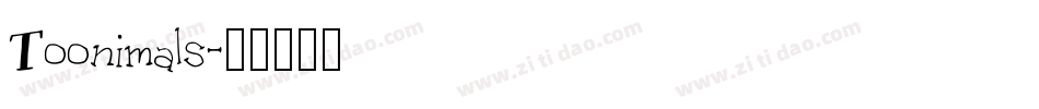 Toonimals字体转换