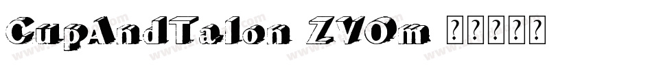CupAndTalon-ZVOm字体转换