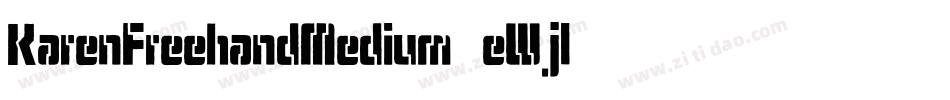 KarenFreehandMedium-eWjl字体转换