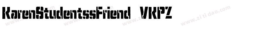 KarenStudentssFriend-VKPZ字体转换