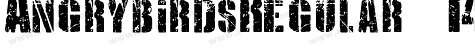 AngrybirdsRegular-142B字体转换