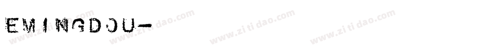 Emingdou字体转换