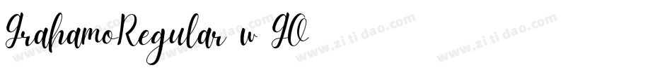 GrahamoRegular-w1GO9字体转换 GrahamoRegular-w1GO9字体转换
