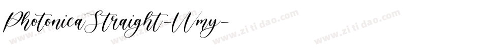 PhotonicaStraight-VVmy字体转换 PhotonicaStraight-VVmy字体转换