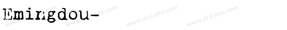 Emingdou字体转换