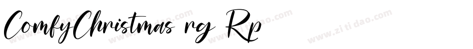 ComfyChristmas-rg3Rp字体转换