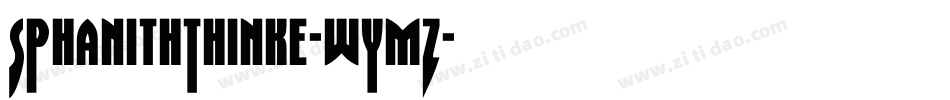 SPhanithThinke-wYmZ字体转换
