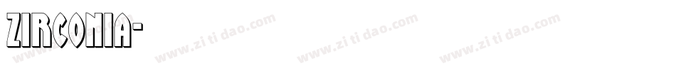zirconia字体转换