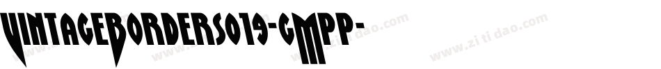 VintageBorders019-gMpp字体转换