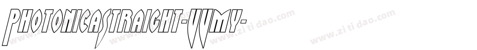 PhotonicaStraight-VVmy字体转换 PhotonicaStraight-VVmy字体转换