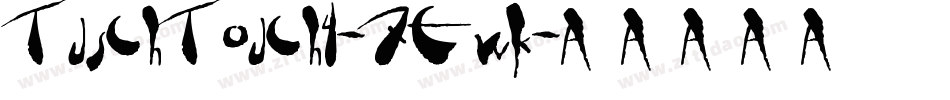 TuschTouch4-7EwK字体转换