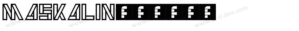 Maskalin字体转换