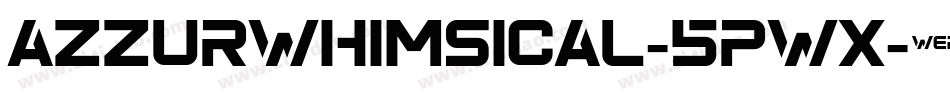 Azzurwhimsical-5PWx字体转换