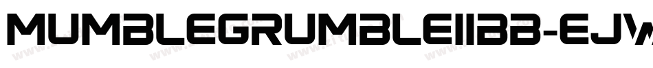 Mumblegrumbleiibb-ejWx字体转换