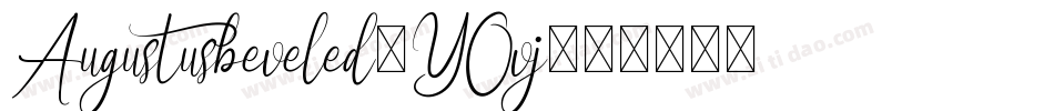 Augustusbeveled-YOvj字体转换