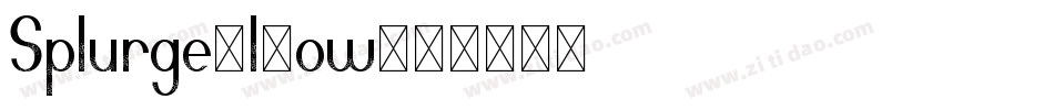 Splurge-l9ow字体转换