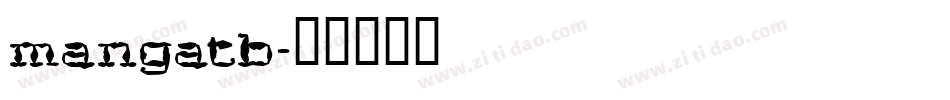 mangatb字体转换