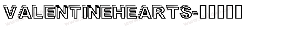 VALENTINEHEARTS字体转换