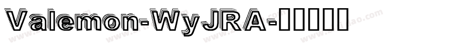 Valemon-WyJRA字体转换