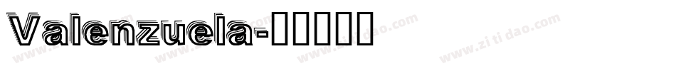 Valenzuela字体转换