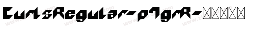 CurlsRegular-p7grR字体转换
