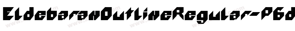 EldebaranOutlineRegular-P6dd字体转换