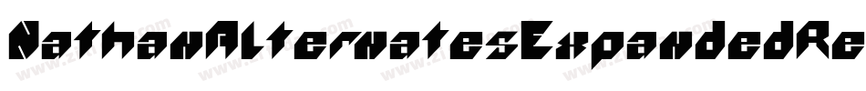 NathanAlternatesExpandedRegular-p9py字体转换