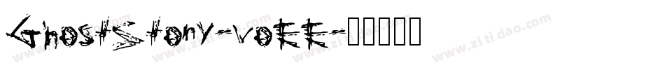 GhostStory-voEE字体转换