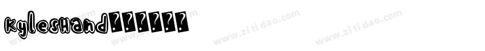 KylesHand字体转换