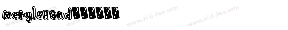 MerylsHand字体转换