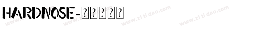 Hardnose字体转换
