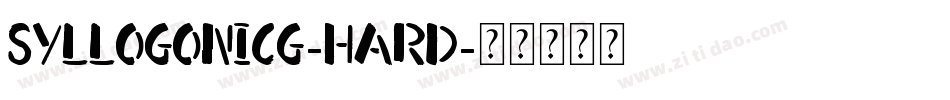 SyllogonICG-Hard字体转换