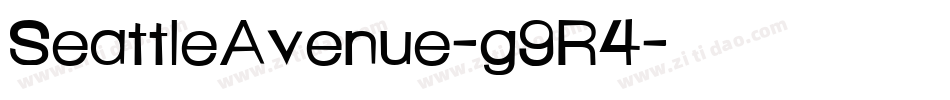SeattleAvenue-g9R4字体转换