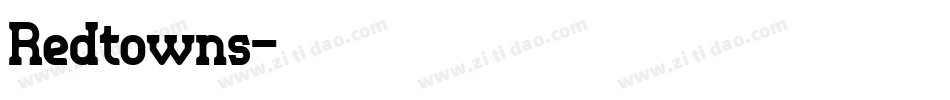 Redtowns字体转换