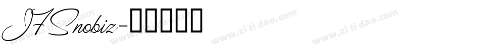 JFSnobiz字体转换
