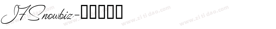 JFSnowbiz字体转换