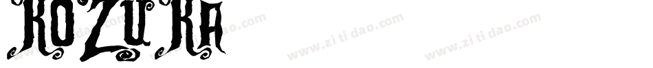 KoZuKa手机版字体转换