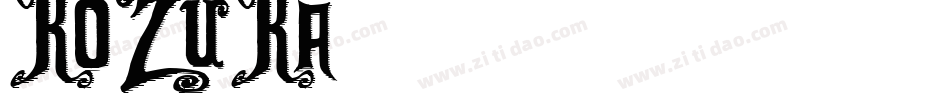 KoZuKa手机版字体转换