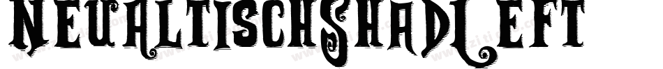 NeuAltischShadLeft字体转换