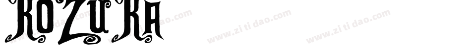 KoZuKa手机版字体转换