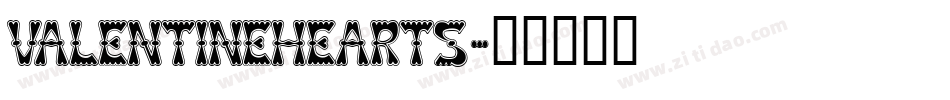 VALENTINEHEARTS字体转换