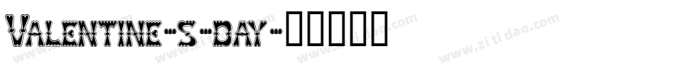 Valentine-s-day字体转换