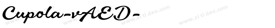 Cupola-vAED字体转换
