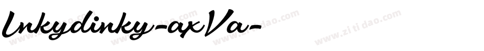 Inkydinky-axVa字体转换