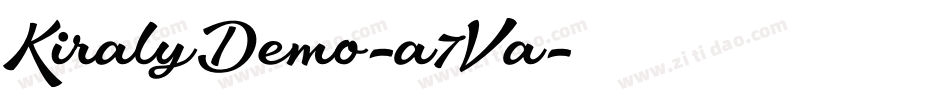 KiralyDemo-a7Va字体转换