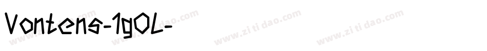 Vontens-1gOL字体转换