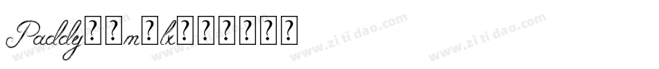 Paddy1-m2lx字体转换